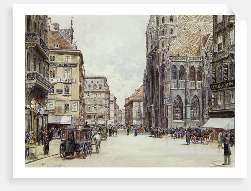 Stefanplatz, Vienna by Rudolf Bernt