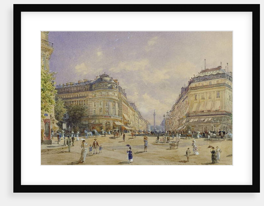 La Rue de la Paix, Paris, 1886 by Franz Alt