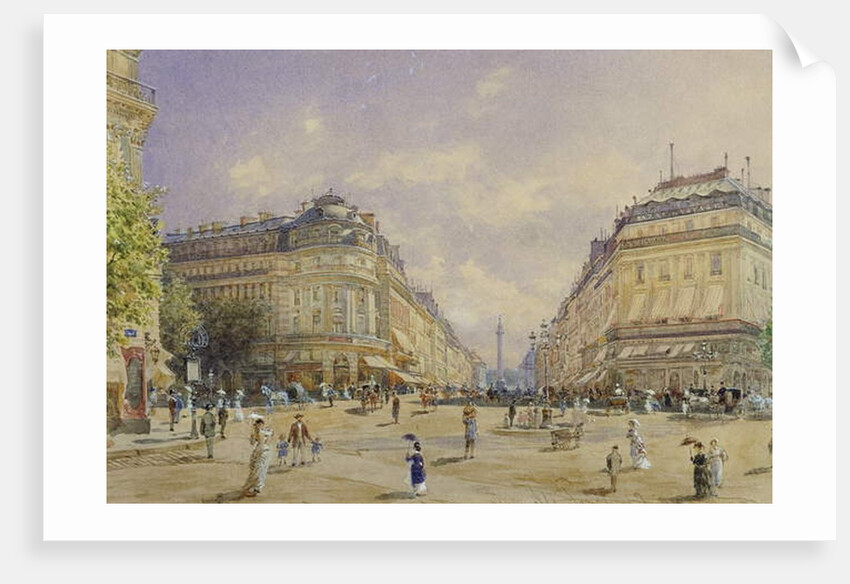 La Rue de la Paix, Paris, 1886 by Franz Alt