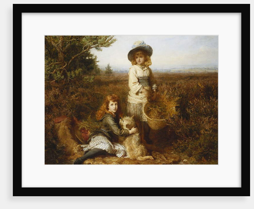 Among the Ferns, 1877 by Karl Wilhelm Friedrich Bauerle