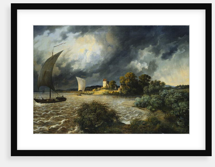 The Approaching Storm, 1838 by Ernst Ferdinand Oehme