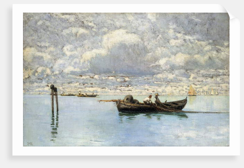 On the Venetian Lagoon by Guglielmo Ciardi