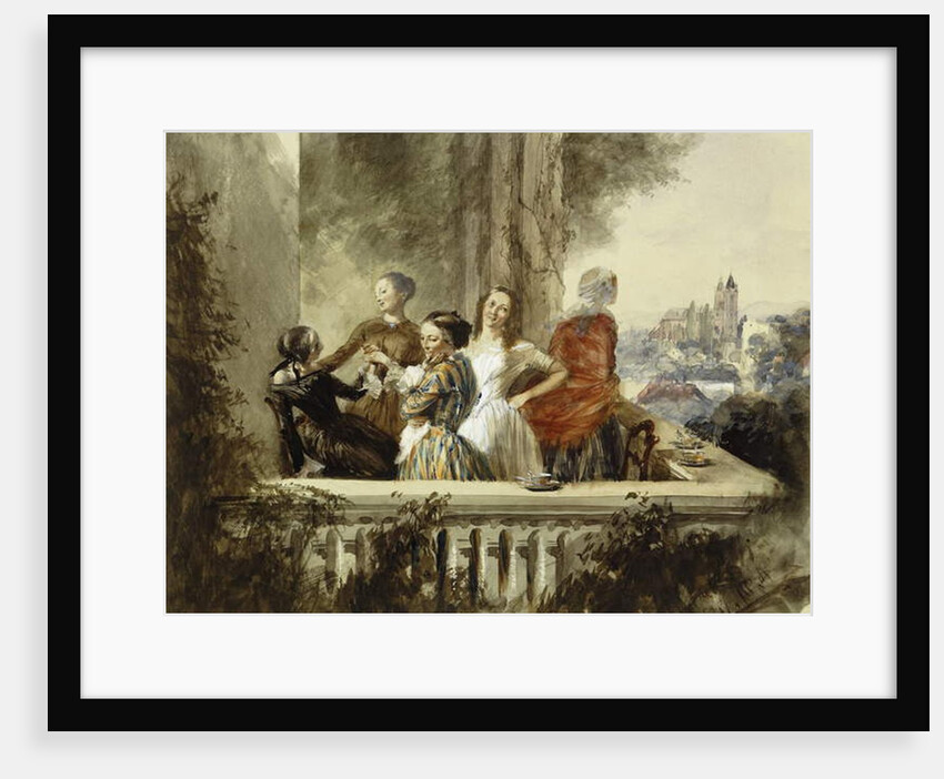 Im Freien, 1852 by Adolph Friedrich Erdmann von Menzel
