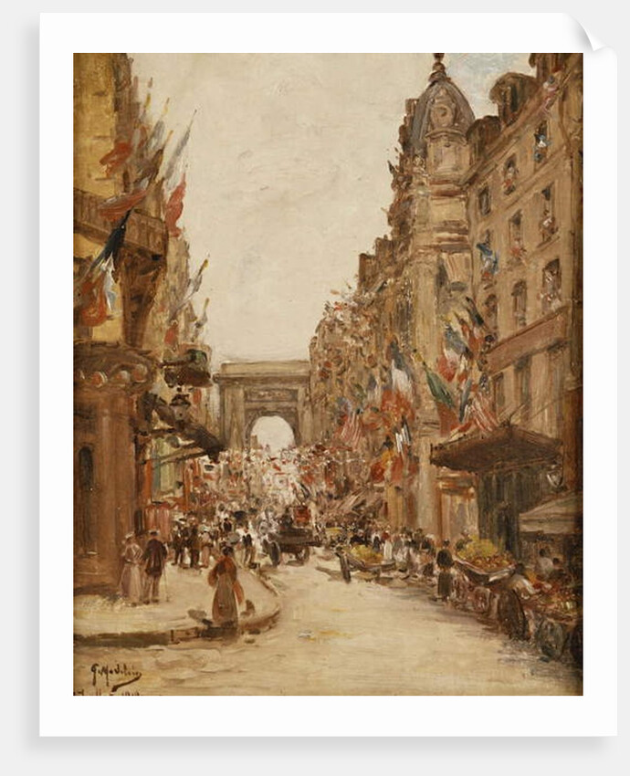 Bastille Day, 1919 by Gustave Madelein