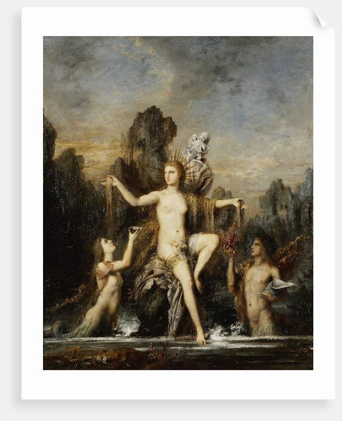Venus Rising from the Sea; Venus Sortant de l'Onde, 1866 by Gustave Moreau