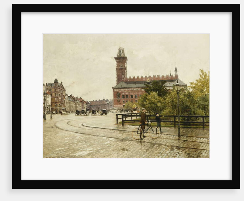 Raadhuspladsen, Copenhagen, 1893 by Paul Fischer