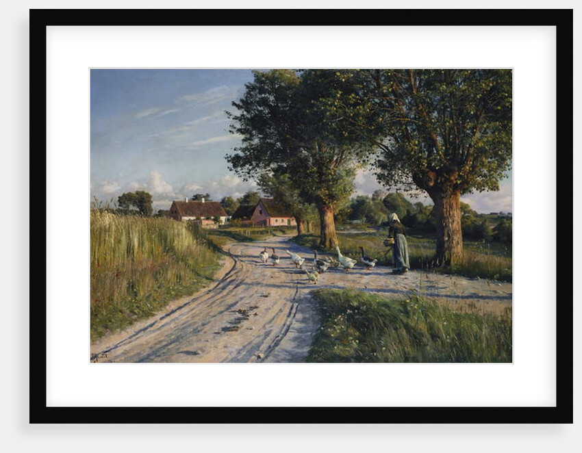 The Way Home, 1921 by Peder Monsted