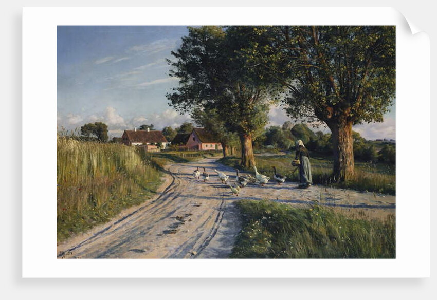 The Way Home, 1921 by Peder Monsted