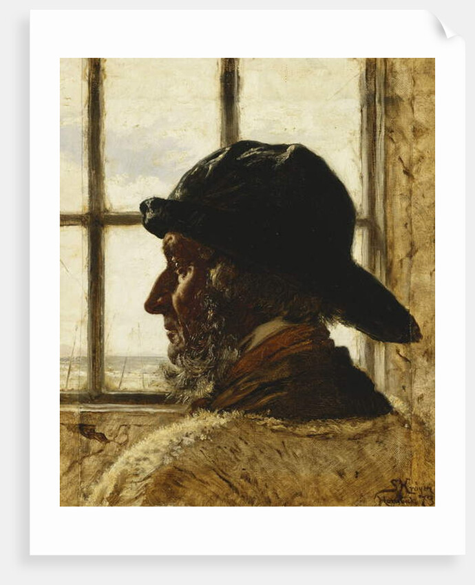 The Old Fisherman, 1873 by Peder Severin Kroyer