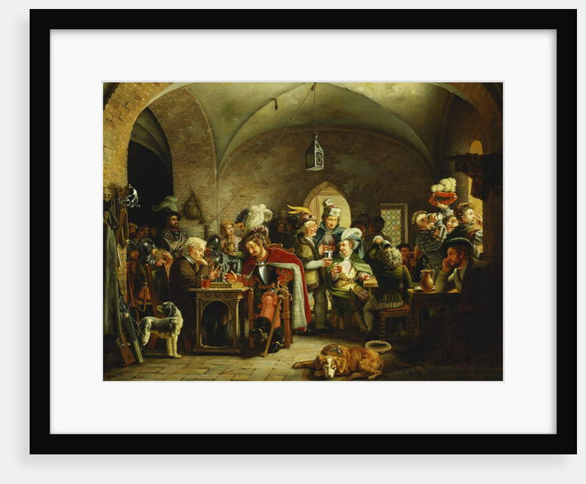 Soldiers in the Keep of a Castle, 1828 by Martinus Rorbye