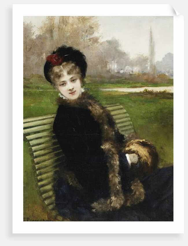 The Park Bench by Jules James Rougeron