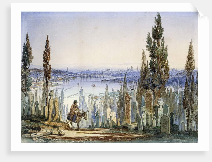 Constantinople from Eyub by Amadeo Preziosi