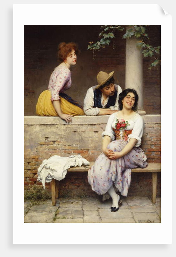 Small Talk by Eugen von Blaas