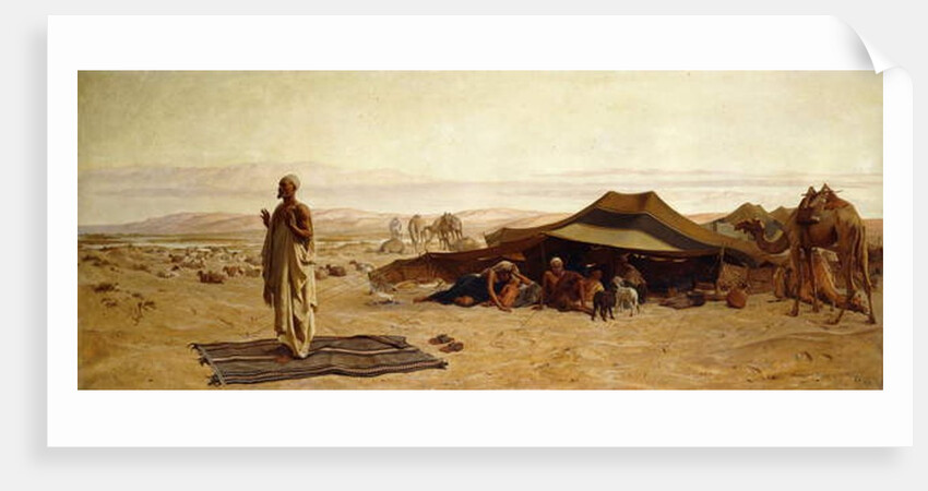 The Head of the House at Prayer, 1872 by Frederick Goodall