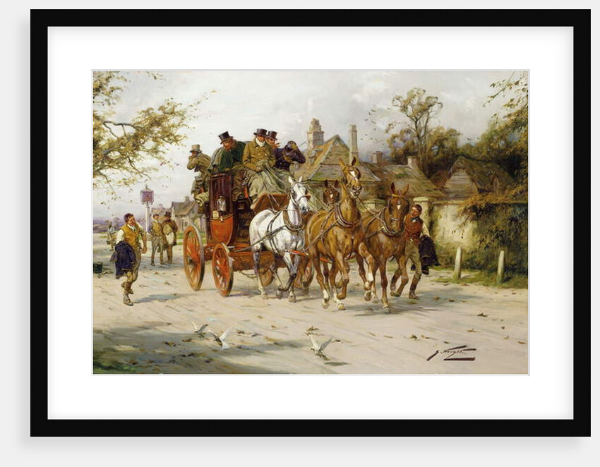 The Oxford to London Mail by George Wright