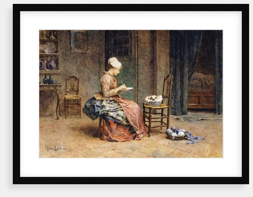 Feeding Time, 1881 by Maurice Leloir