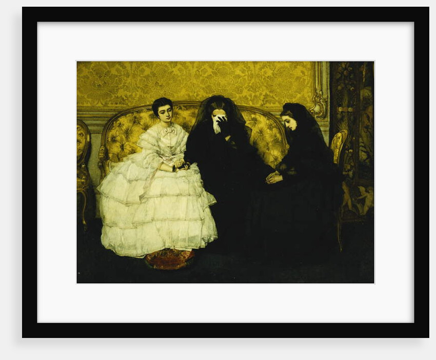 La Consolation, 1857 by Alfred Emile Stevens