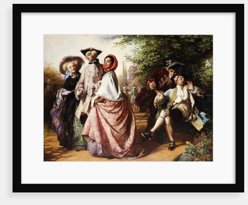 The Fox and the Grapes, 1858 by Abraham Solomon