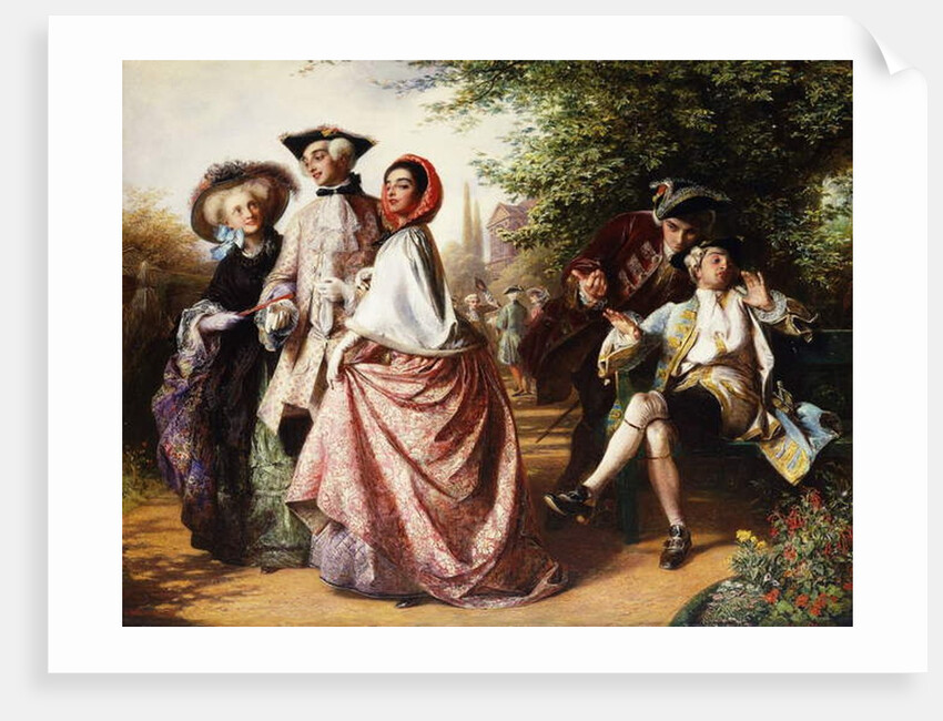 The Fox and the Grapes, 1858 by Abraham Solomon