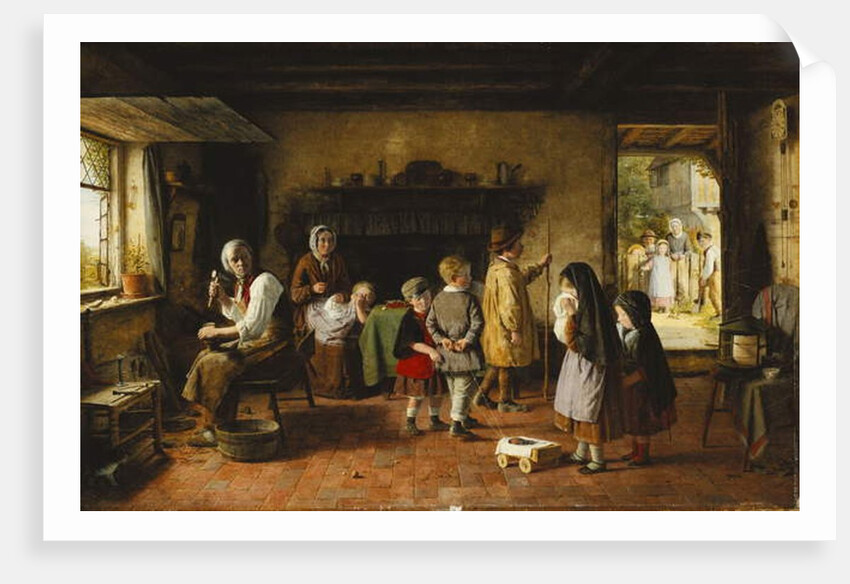 Early Sorrow, 1861 by Frederick Daniel Hardy