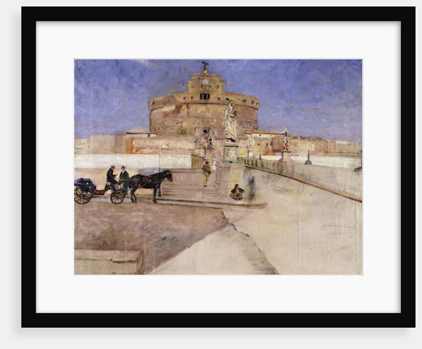 Castello Sant'Angelo, Rome, 1896 by Hjalmer Eilif Emanuel Peterssen