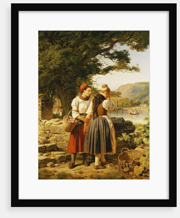 The Farewell, 1842 by Jakob Becker