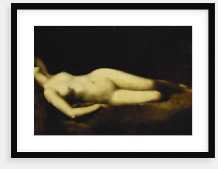 A Reclining Nude, by Jean-Jacques Henner