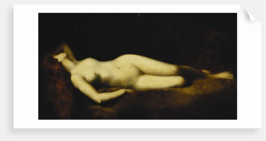 A Reclining Nude, by Jean-Jacques Henner