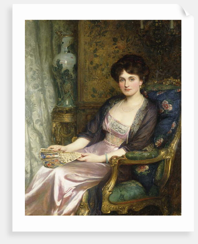 Portrait of a Lady Said to Be the Artist's Wife, 1911 by Frank Dicksee