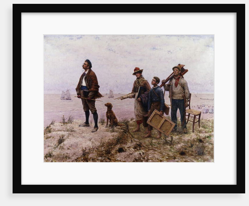 An Amateur Painter; Un Peintre Amateur by Jules Denneulin