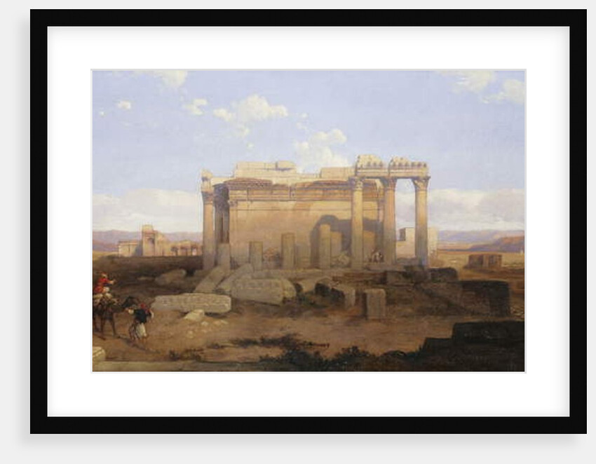 The Ruins of the Smaller Temple at Baalbeck by David Roberts