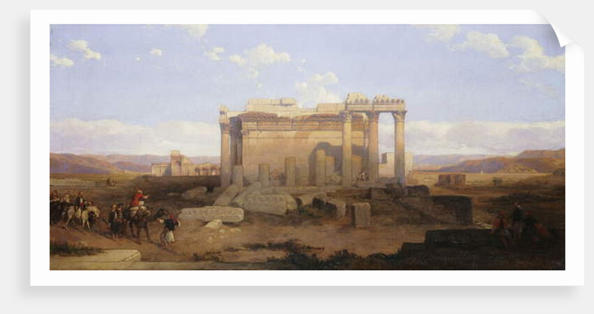The Ruins of the Smaller Temple at Baalbeck by David Roberts