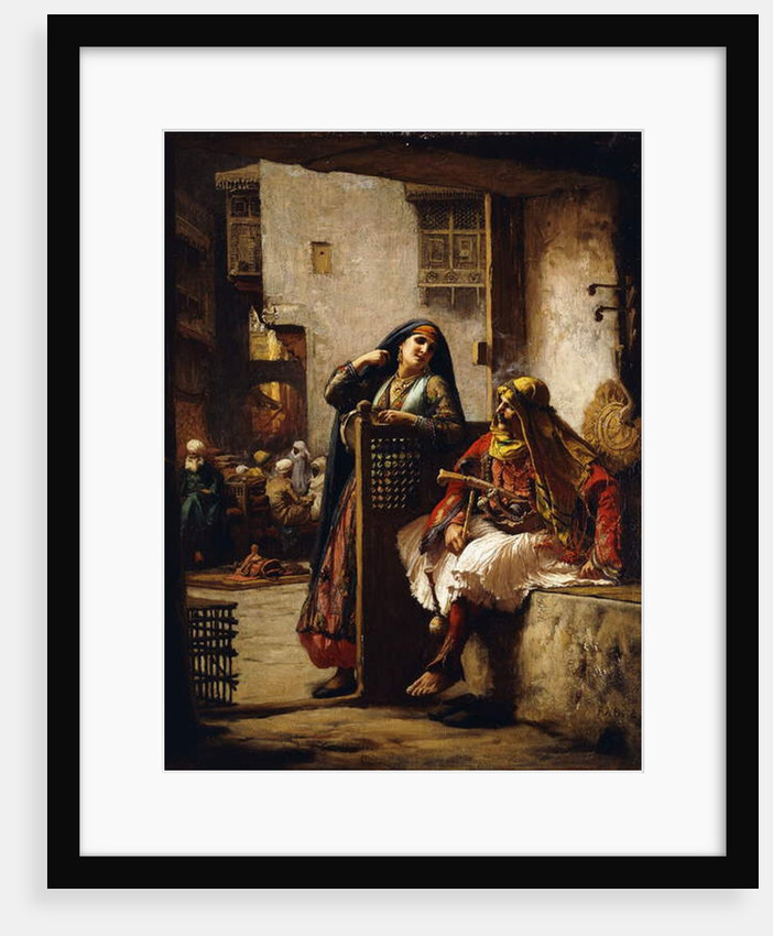 A Visit from the Chieftain, by Frederick Arthur Bridgman