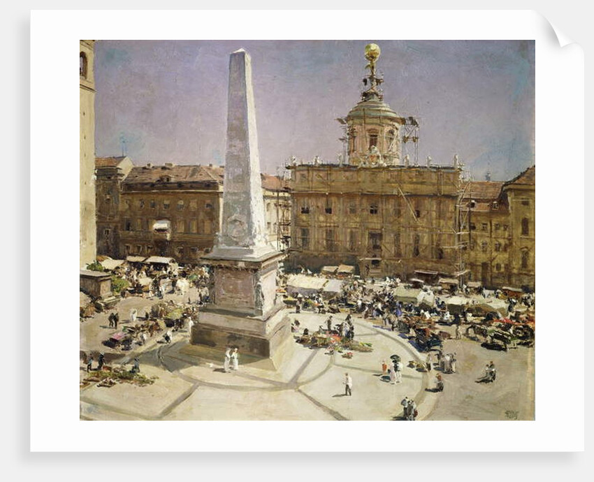 Piazza Santa Maria Maggiore, Rome by Erich Kips