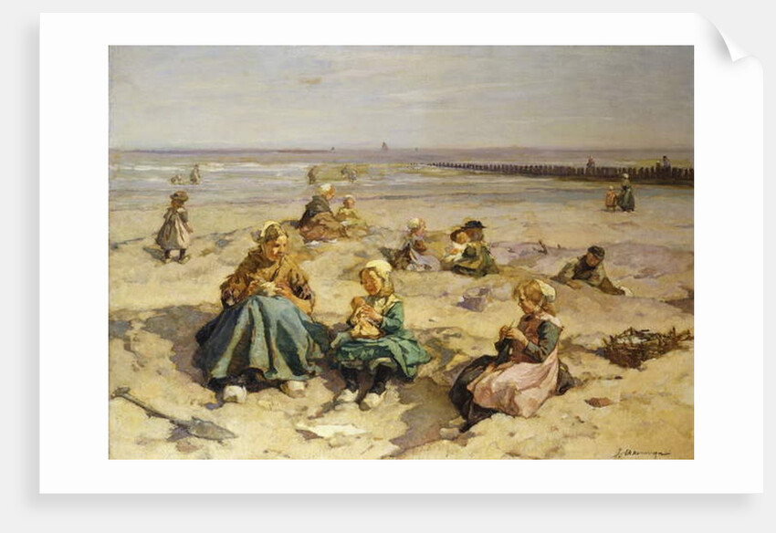 A Day at the Seaside by Johannes Akkeringa