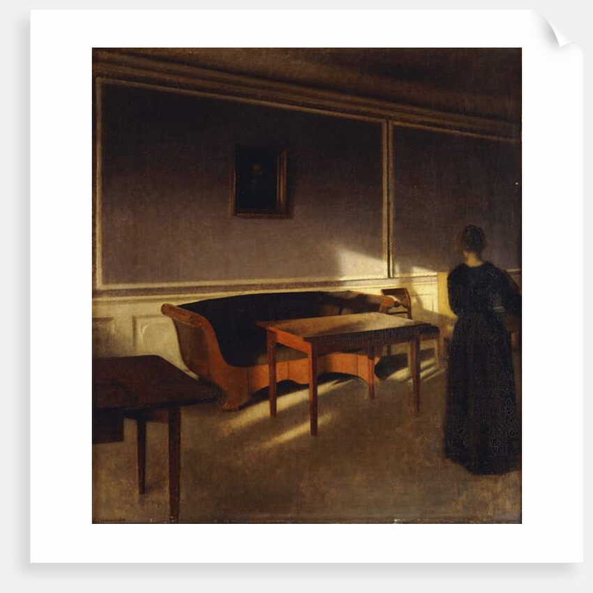 Solskin I Dagligstuen, No.1, 1903 by Vilhelm Hammershoi