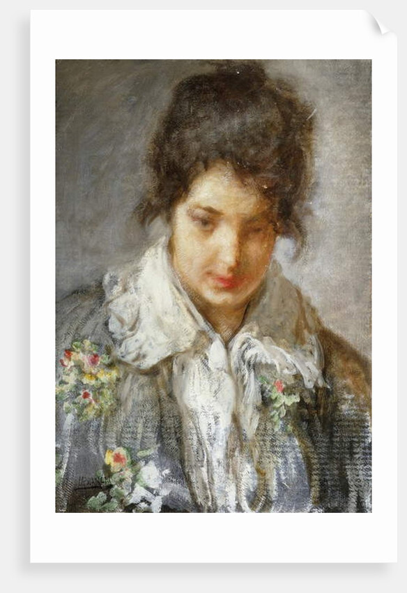 Portrait of a Lady by Mose Bianchi