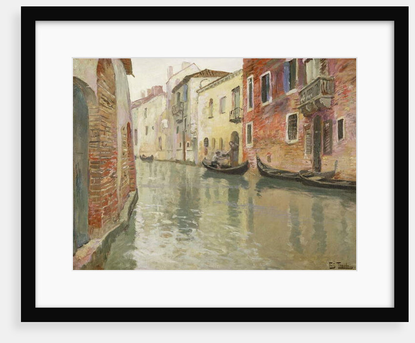A Venetian Backwater, by Fritz Thaulow