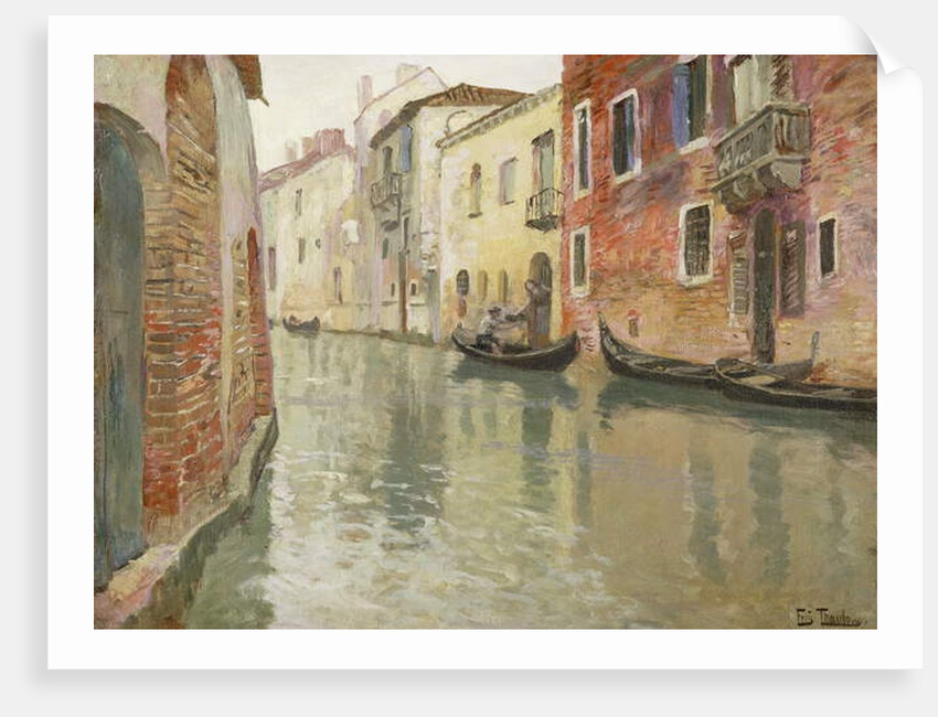 A Venetian Backwater, by Fritz Thaulow