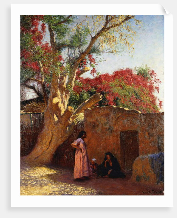 An Arab Family Outside a Village, 1917 by Ludwig Deutsch