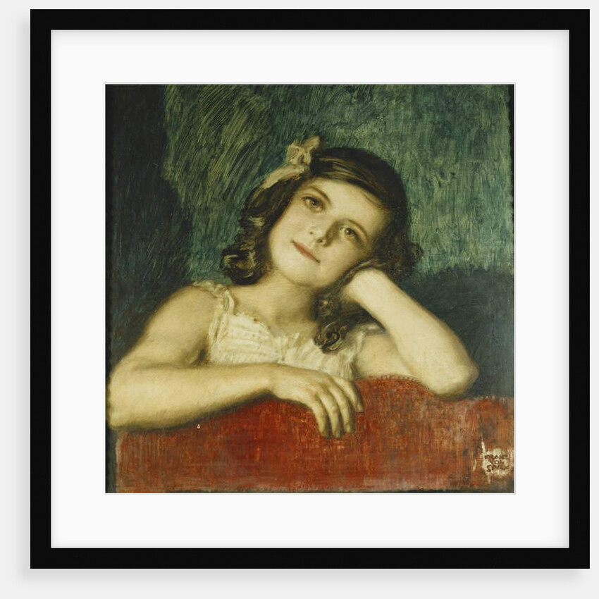 Portrait of Mary, the Artist's Daughter by Franz von Stuck