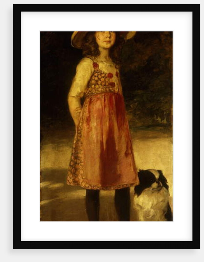 Portrait of the Artist's Daughter, Hilde, 1913 by Frederich August Kaulbach