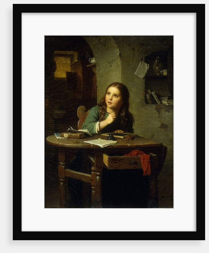 The Young Schoolgirl, 1864 by Johann Georg Meyer