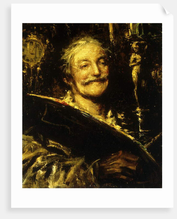 A Self Portrait by Antonio Mancini