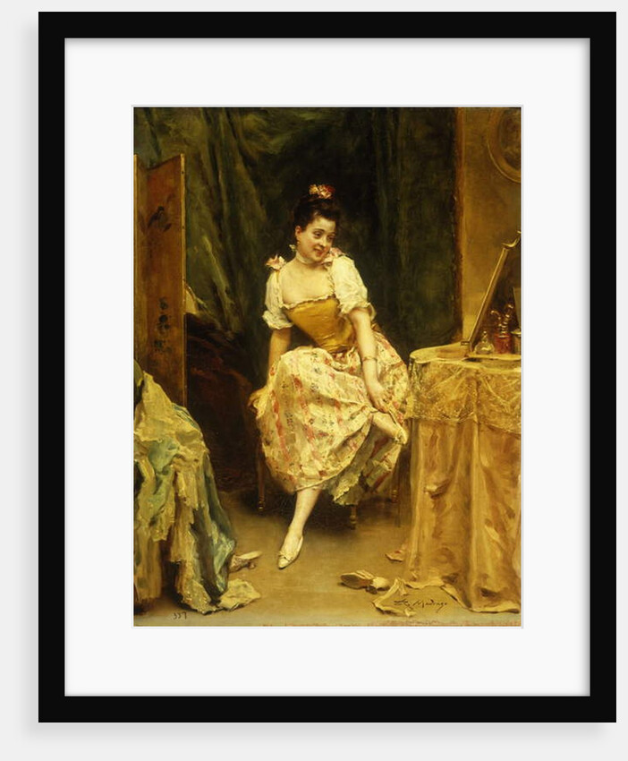Young Woman at a Dressing Table, by Raimundo de Madrazo y Garreta