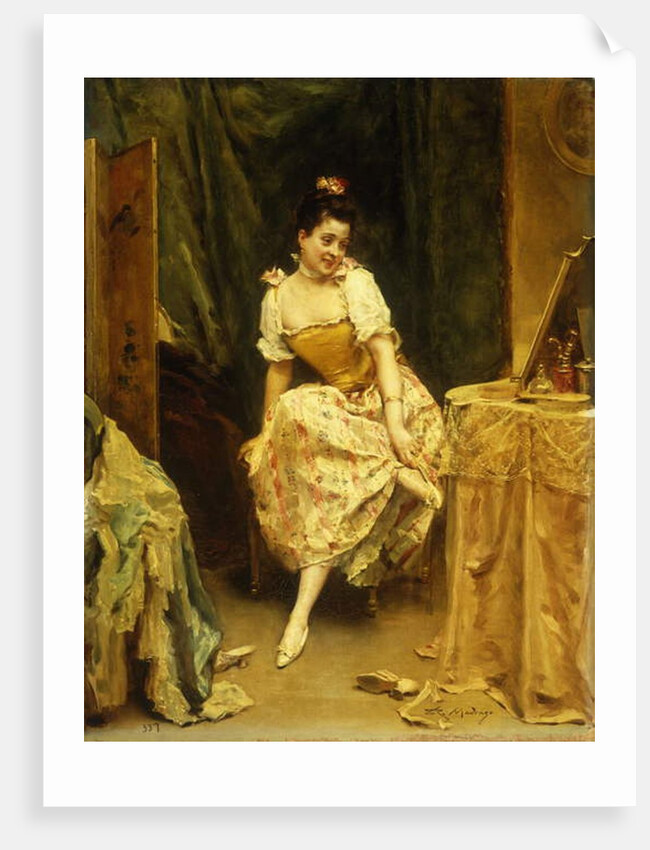 Young Woman at a Dressing Table, by Raimundo de Madrazo y Garreta