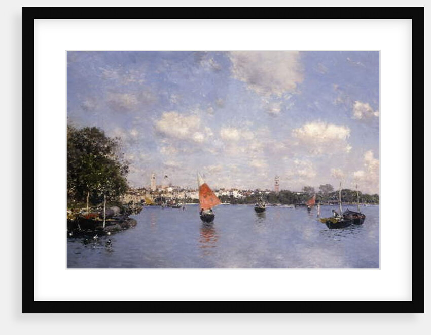 A Venetian View by Martin Rico y Ortega