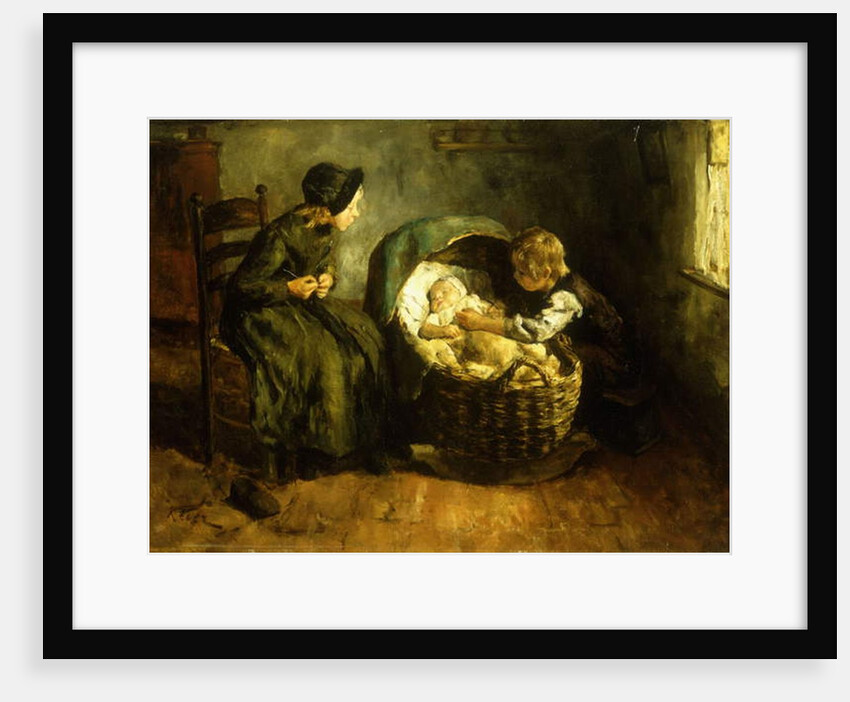 Watching Over Baby by Jacob Simon Kever