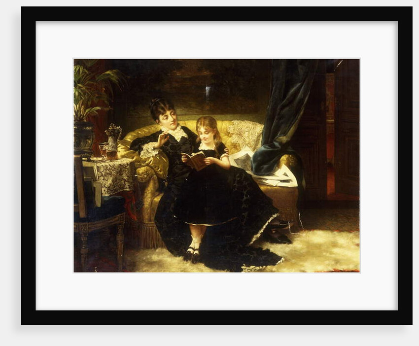 The Lesson, 1883 by Jan Portielje