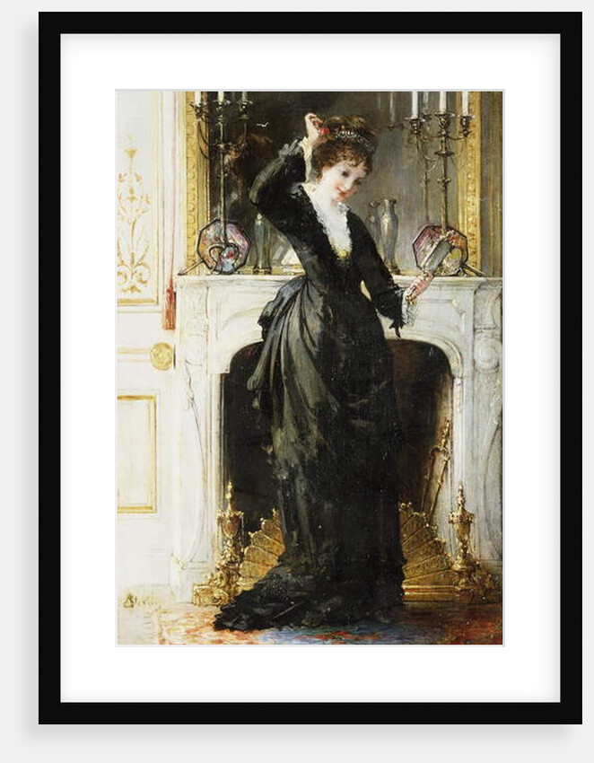 In the Boudoir by Alfred Emile Stevens